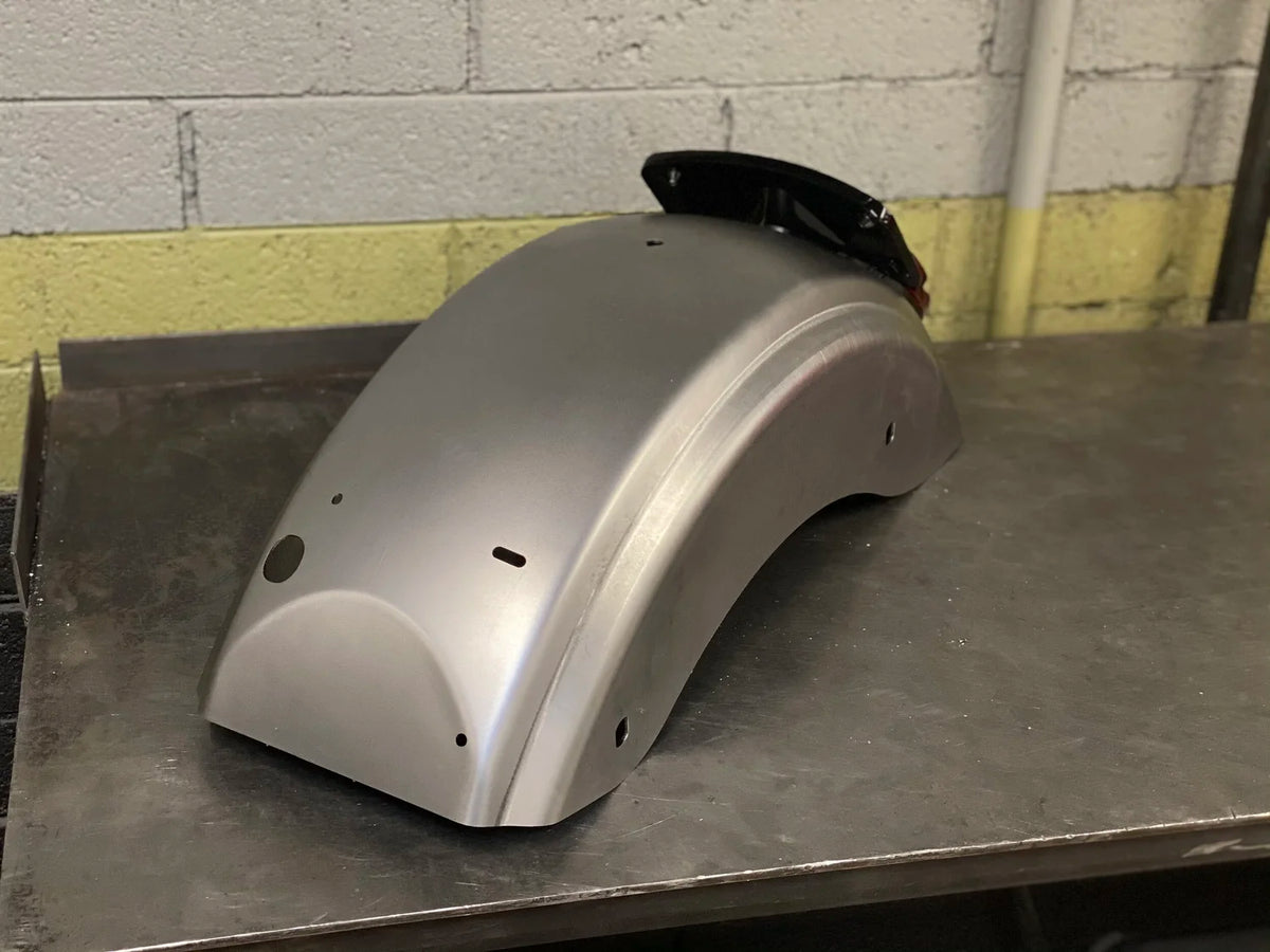 FXR Division raw steel Rear Sport Fender for 2009+ Harley-Davidson Touring models