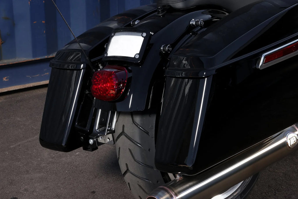 FXR Division Rear Sport Fender raw steel finish for 2009+ Harley-Davidson Touring