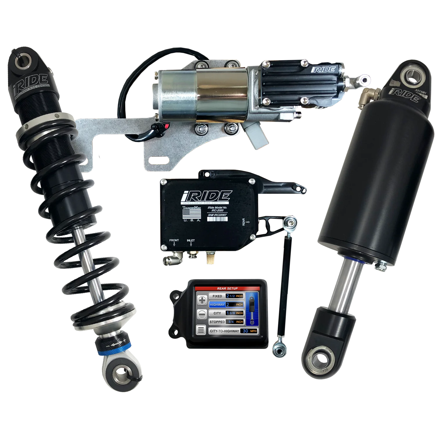 iRIDE Front & Rear Active Suspension