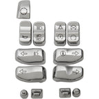 Drag Specialties Gold & Chrome Switch Cap Kits