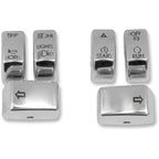 Drag Specialties Gold & Chrome Switch Cap Kits