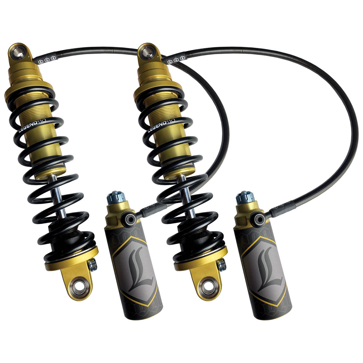 Legend Suspension REVO ARC Remote Reservoir Shocks for Touring Models