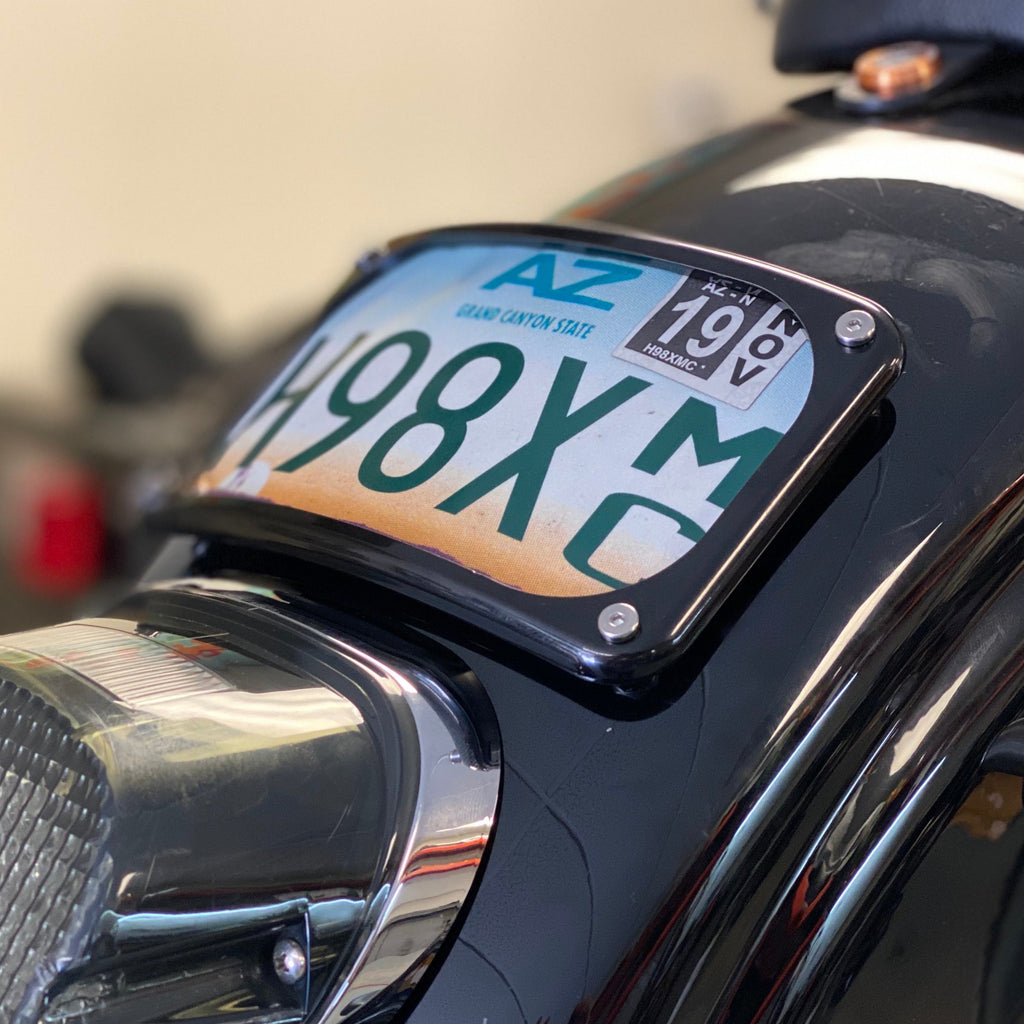 Kruesi Originals Lay Down License Plate Mount