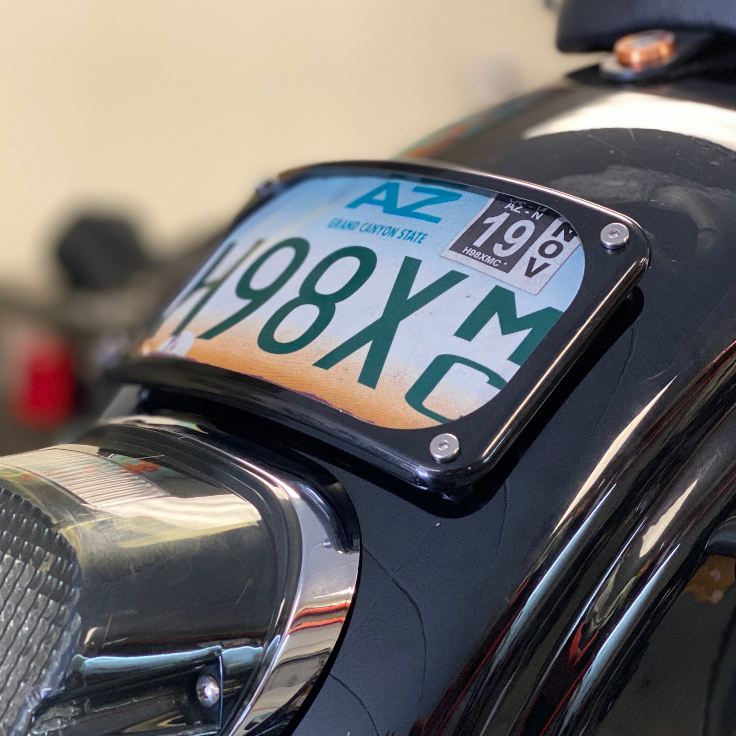 Kruesi Originals Lay Down License Plate Mount