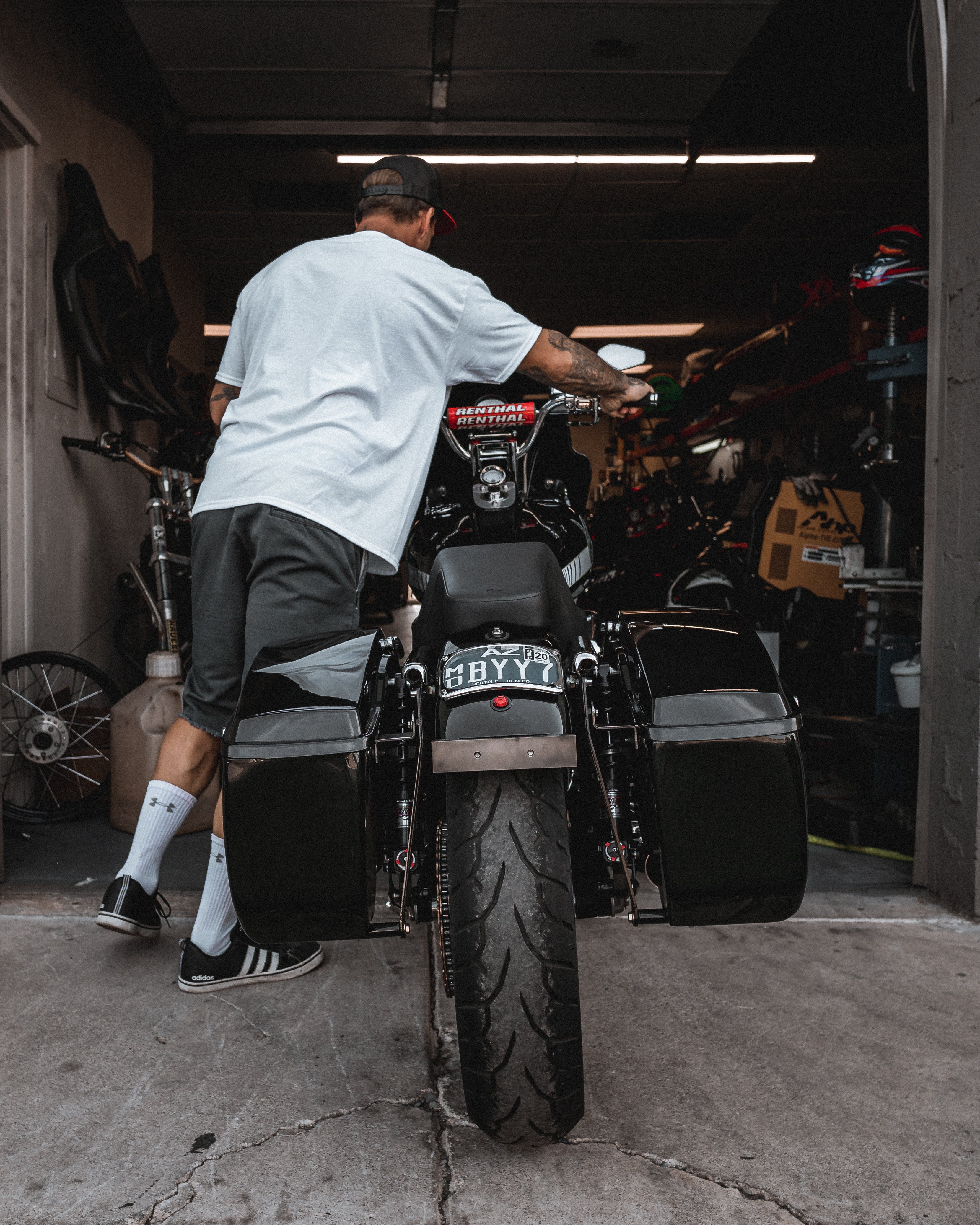 Cut Saddlebag Rails for Touring Models