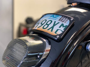 Kruesi Originals Lay down License plate mount.