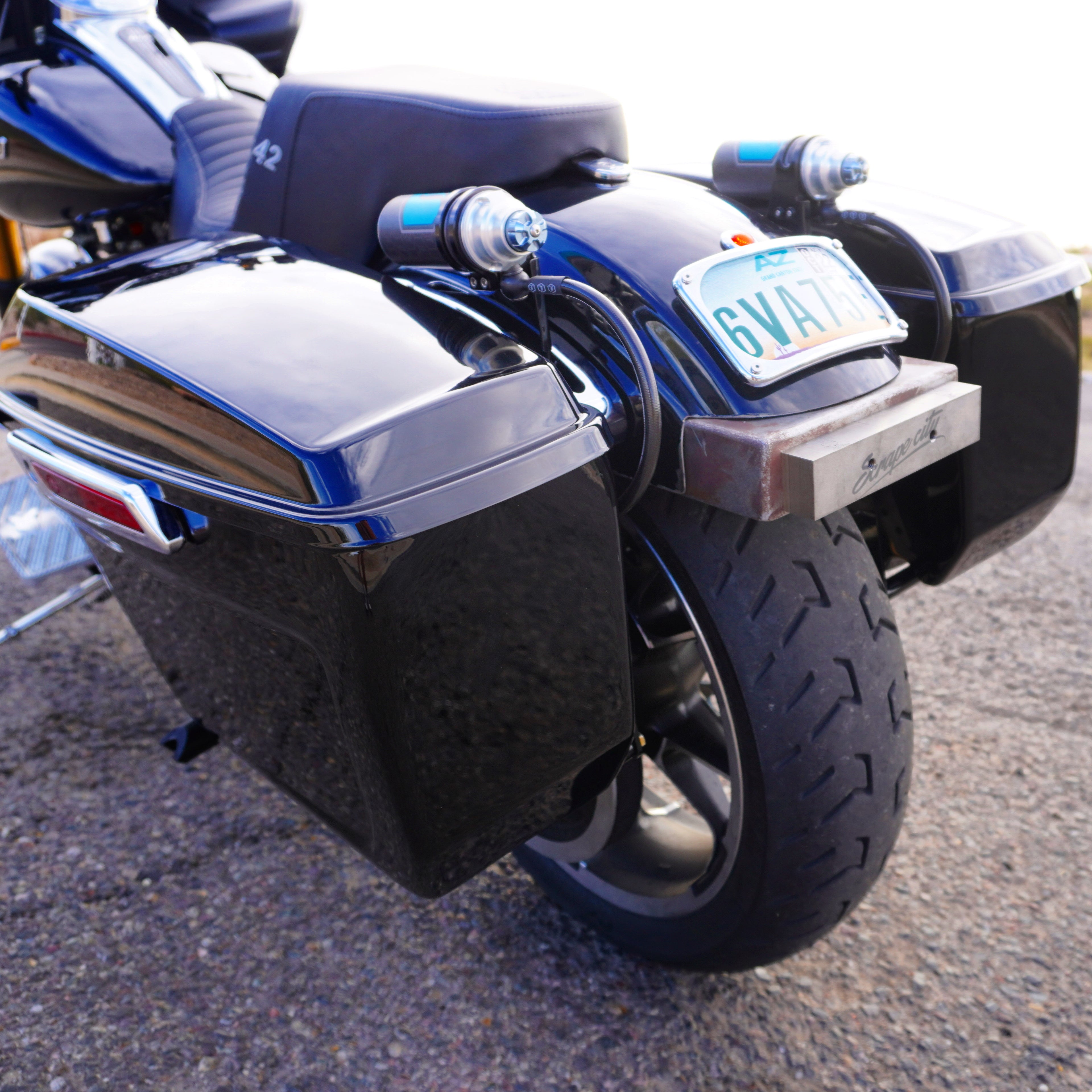 Cut Saddlebag Rails for Touring Models