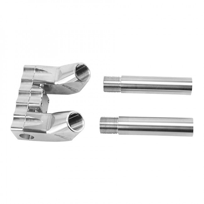 Krator 3.5 Inch Pullback Handlebar Risers Cruiser Black Motorcycle ...