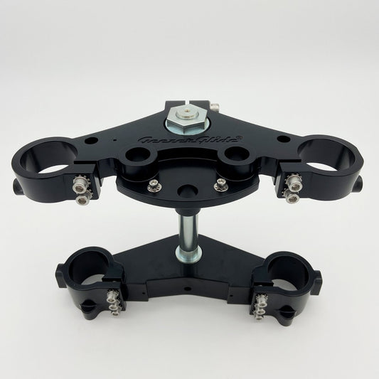 Geezer Glide Harley 49mm Triple Tree Conversion Kit (2013 & Earlier Touring Models)